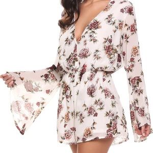 Boho style romper NWT